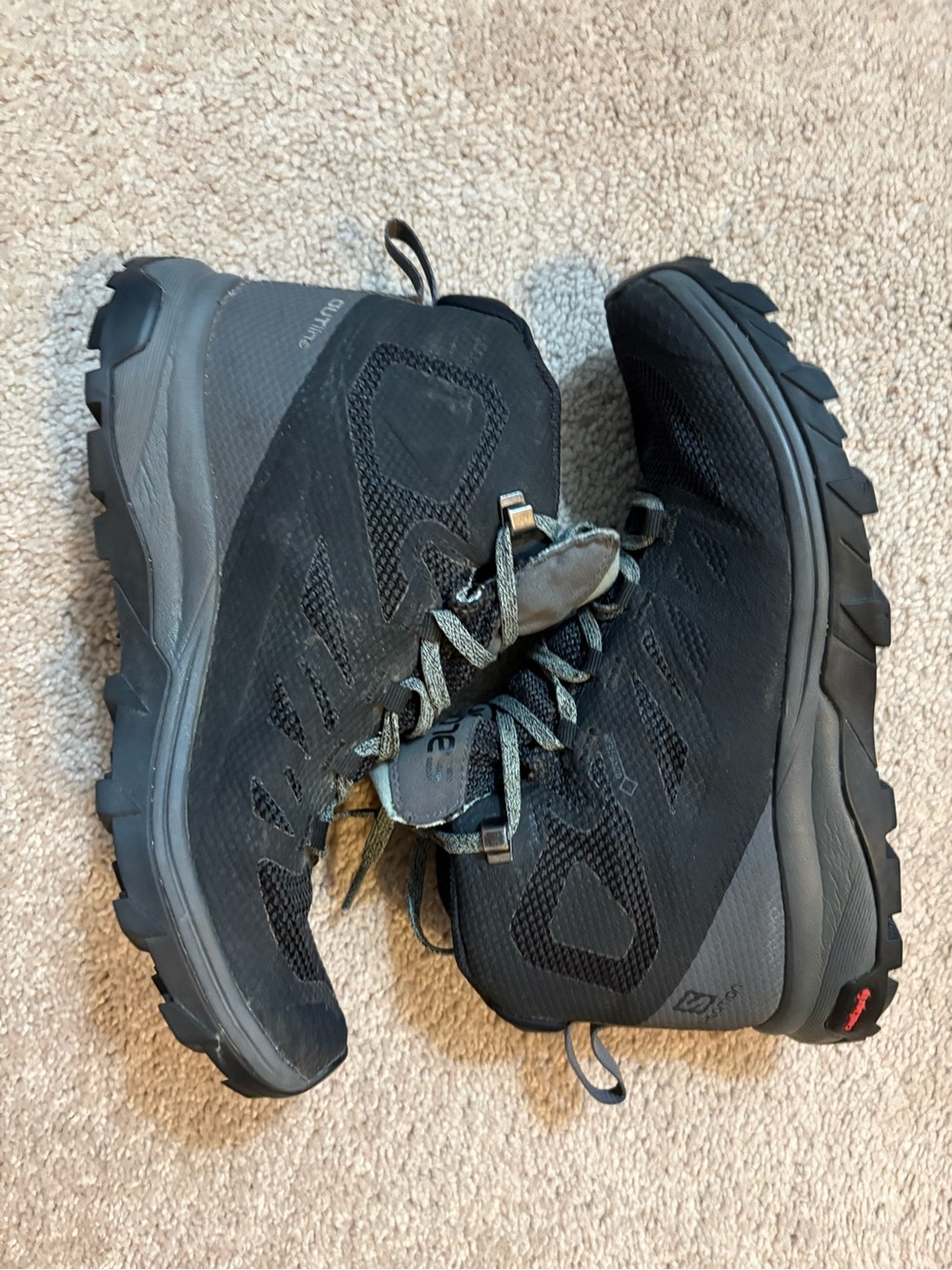 Women’s Solomon OUTline Gortex Contagrip Waterproof Ankle Hiking Boots Size 6.5